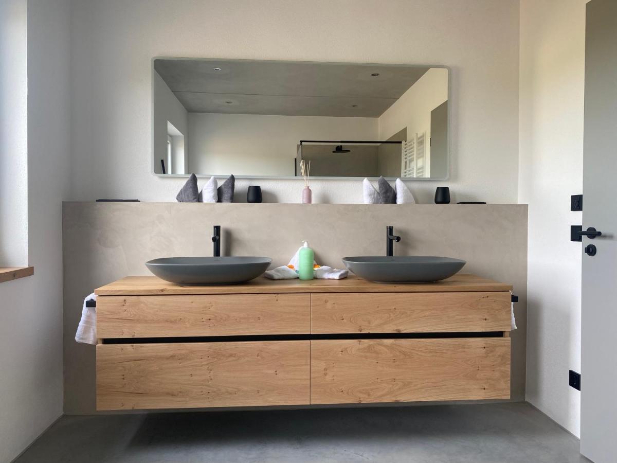 Neubau Gruener Wolpertinger Designwhg 106Qm Barrierefrei Apartment Breitbrunn am Chiemsee Ngoại thất bức ảnh