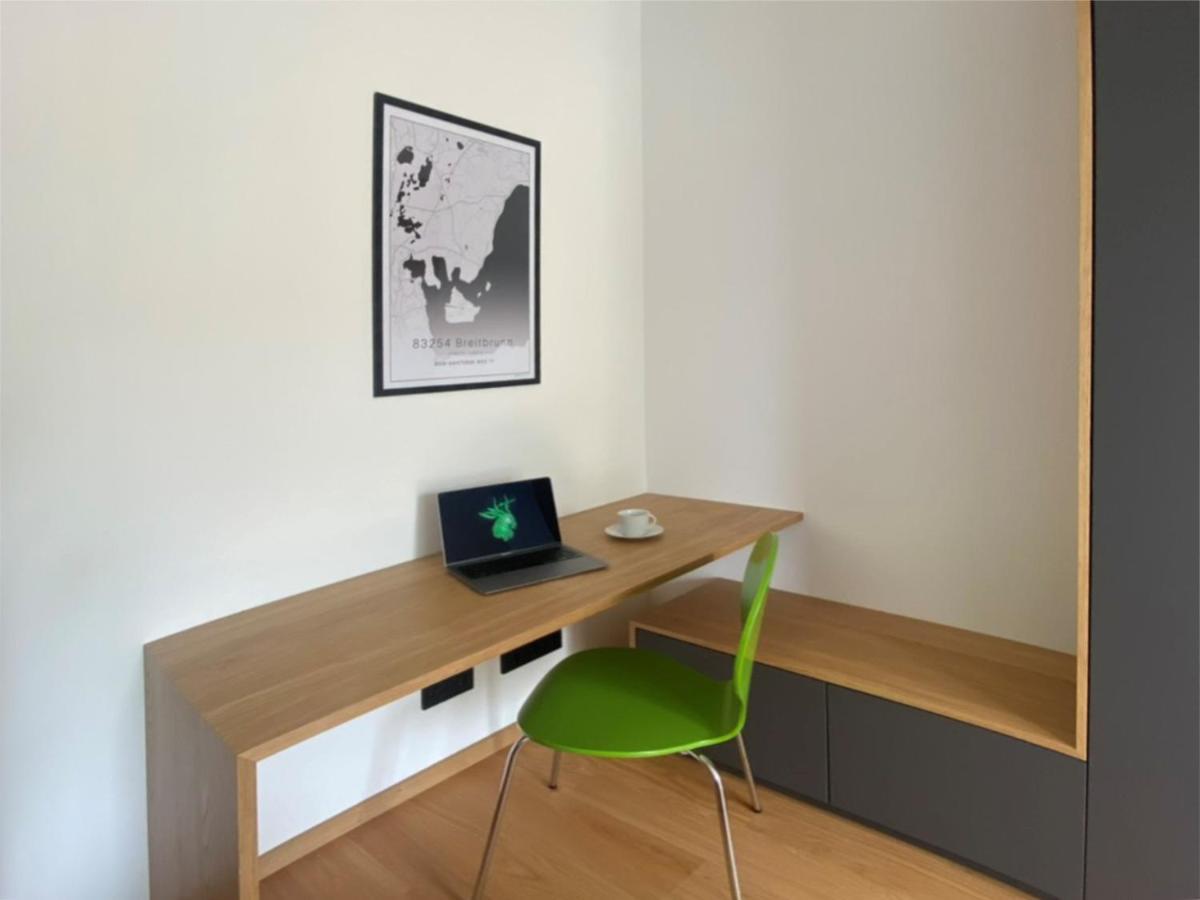Neubau Gruener Wolpertinger Designwhg 106Qm Barrierefrei Apartment Breitbrunn am Chiemsee Ngoại thất bức ảnh