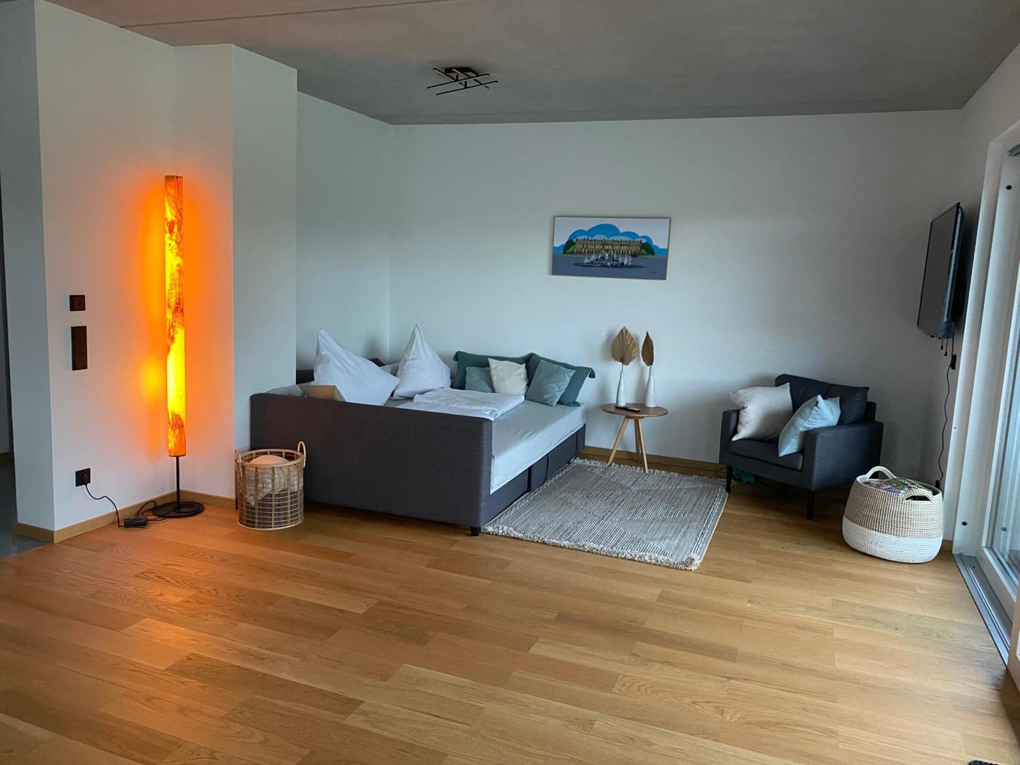 Neubau Gruener Wolpertinger Designwhg 106Qm Barrierefrei Apartment Breitbrunn am Chiemsee Ngoại thất bức ảnh